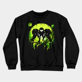 Galactic Bounty Hunter silhouette Crewneck Sweatshirt